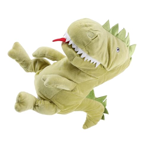 KONTONTY kindergeburtstags mitgebsel Toy Kuscheltier Handpuppe Kindergeburtstagsgeschenk Handpuppen für Kleinkinder 1-3 Geschichte erzählende Marionette PP Baumwolle Green von KONTONTY