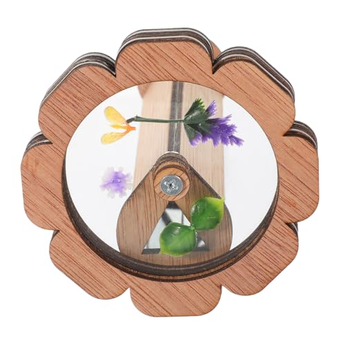 KONTONTY pädagogisches Kaleidoskop- Outdoor Kaleidoskop aus Holz Kaleidoskop für interessantes Kinderkaleidoskop lustiges Kaleidoskop- Kinderspielzeug von KONTONTY