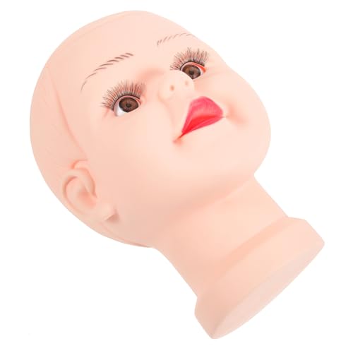 KONTONTY schaufensterpuppe maneküre- Set Haarteil thehomeuse Perücken-Display The hat Kostüme Steht Zubehör Körper menschlich Friseurausbildungsmodell Display-Hutständer Brillenständer PVC von KONTONTY