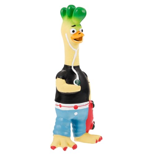 KONTONTY schreiendes Hühnerspielzeug für kinderspielzeug Lustiges Quietsch- stressabbau Dog Toy einzigartiges Squeeze-Huhn knifflige Spielsachen Emulsion von KONTONTY