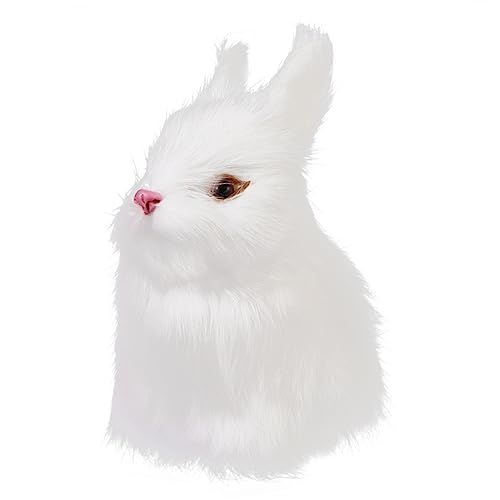 KONTONTY simulierte Kaninchenverzierung Simulationshäschen Hasenmodell Mini-Kaninchen Kaninchenspielzeug Miniatur-Häschen lebensechtes Kaninchen Weiß KONTONTY simulierte Kaninchenverzierung Simulationshäschen Hasenmodell Mini-Kaninchen Kaninchenspielzeug Miniatur-Häschen lebensechtes Kaninchen Weiß von KONTONTY