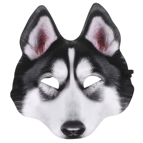 KONTONTY tierische Maske Halloween Erwachsene Kostüm Simulation Vollkopf-Tiermaske Lustige Tiermasken sind lustig Fuchsmaske halbes Gesicht Bärenmaske Tierkopfmaske Eva Grey KONTONTY tierische Maske Halloween Erwachsene Kostüm Simulation Vollkopf-Tiermaske Lustige Tiermasken sind lustig Fuchsmaske halbes Gesicht Bärenmaske Tierkopfmaske Eva Grey von KONTONTY