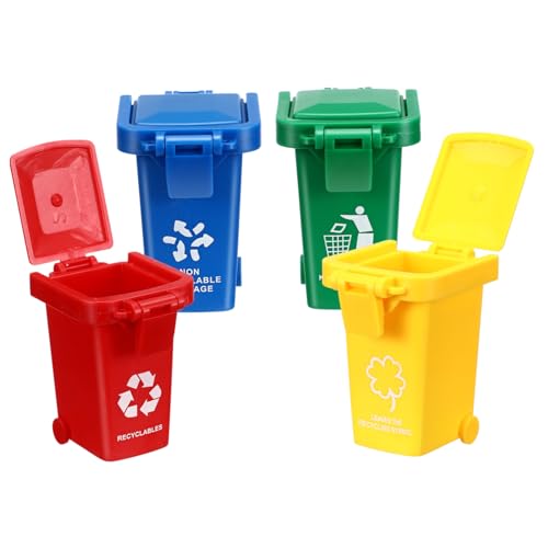 KONTONTY ülltonnen Farbige Abfalltrennung Für Lernspielzeug Zur Von Recycling Und Ordnung Kleines üllmodell Für Kreative Spielideen von KONTONTY