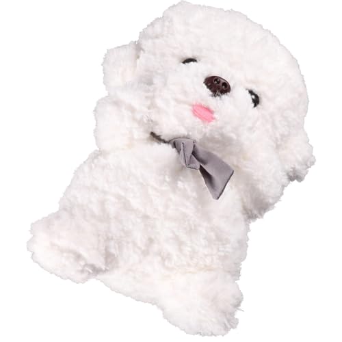 KONTONTY Hundespielzeug Plüschtier Klein Üsch Hundespielzeug Niedlicher Weißer Bichon Frise Großer Stofftier Hund Weicher Kuschelhund Für Und Haustiere Ideales Zum Kuscheln Und KONTONTY Hundespielzeug Plüschtier Klein Üsch Hundespielzeug Niedlicher Weißer Bichon Frise Großer Stofftier Hund Weicher Kuschelhund Für Und Haustiere Ideales Zum Kuscheln Und von KONTONTY