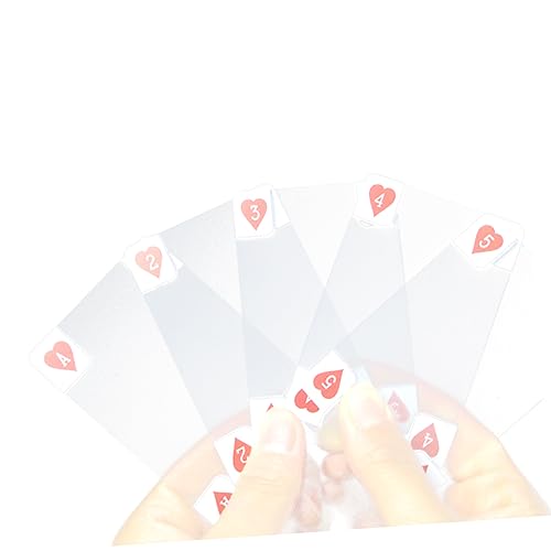 KONTONTY wasserdichte Schürhaken Planke Karte Spiel Deck Jumbo Poker Schwimmbad von KONTONTY