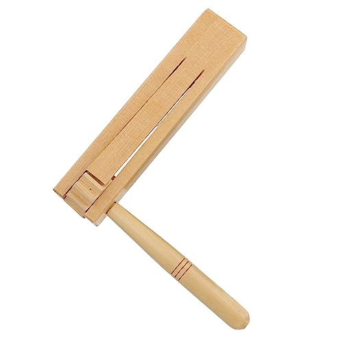 Resonanzboden Lehrmittel Orff Kastagnette Schlaginstrument Percussion- Für Musikalisches Kleines Kastagnetten- Für Khaki Hölzern KONTONTY von KONTONTY