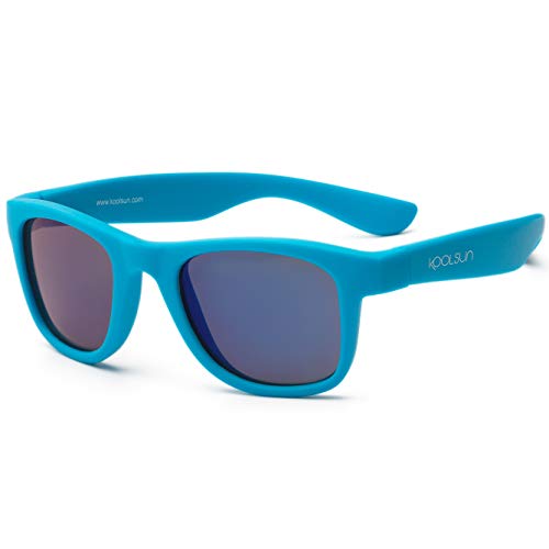KOOLSUN - Wave - Kinder Sonnebrille - Neonblau - 1-5 Jahre - UV400 - Kategorie 3 von KOOLSUN