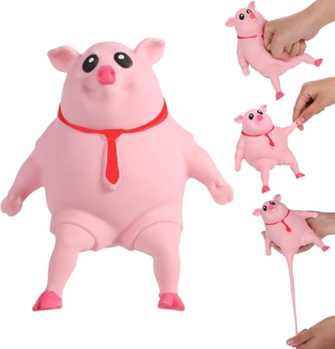 Antistress Spielzeug Stress Spielzeug Schweine,Antistressball Fidget Toys, Squeeze Spielzeug für Erwachsene und Kinder,Squishy Ball Sensorik Spielzeug Squeeze Toy Kindergeburtstag Gastgeschenke von KOONLONG