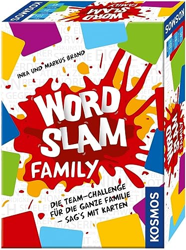 KOSMOS 691172 Word Slam Family, 3+ Spieler ab 12 Jahren, Partyspiel für die Familie, Familienspiel, Kartenspiel von Kosmos