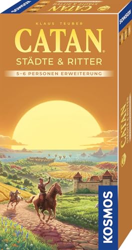 KOSMOS 685133 Catan - Städte und Ritter Ergänzung für 5-6 Personen, Ergänzung zur Catan Erweiterung Städte & Ritter, ab 12 Jahre für 2-6 Personen, Siedler von Catan von KOSMOS