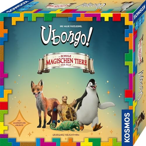 KOSMOS 684501 Ubongo! Die Schule der magischen Tiere, actionreiches Spiel ab 8 Jahre zum Film, Brettspiel für 1-4 Personen, Gesellschaftsspiel KOSMOS 684501 Ubongo! Die Schule der magischen Tiere, actionreiches Spiel ab 8 Jahre zum Film, Brettspiel für 1-4 Personen, Gesellschaftsspiel von KOSMOS