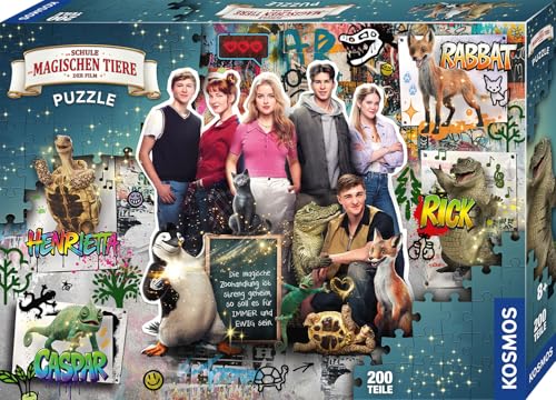 KOSMOS 685072 Die Schule der magischen Tiere Puzzle zum Film, 200 Teile, Teamwork, Puzzle ab 8 Jahre für Mädchen und Jungen KOSMOS 685072 Die Schule der magischen Tiere Puzzle zum Film, 200 Teile, Teamwork, Puzzle ab 8 Jahre für Mädchen und Jungen von KOSMOS