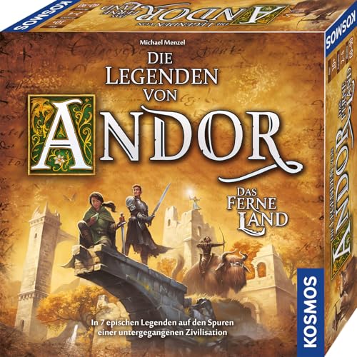 KOSMOS 685256 Die Legenden von Andor - Das Ferne Land, 7 epische Legenden, kooperatives Brettspiel für 2-4 Personen ab 10 Jahren, von Michael Menzel von KOSMOS