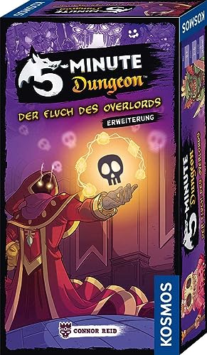 KOSMOS 691264 5-Minute Dungeon - Der Fluch des Overlords, Erweiterung von 5-Minute Dungeon für 6 Spieler von Kosmos