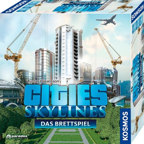 Kosmos 691462 - Cities: Skylines, Das Brettspiel zum PC-Spiel, Für 1 bis 4 Spieler ab 10 Jahren von Kosmos