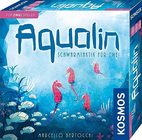 KOSMOS 691554 Aqualin - Schwarmtaktik Für Zwei, Spiel Für Zwei Personen, Brettspiel Für Genau 2 Spieler Ab 10 Jahren, Strategiespiel von Kosmos