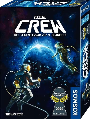 KOSMOS 691868 Die Crew - Reist gemeinsam zum 9. Planeten, Kennerspiel des Jahres 2020, kooperatives Kartenspiel für 3 bis 5 Personen, mit Variante für 2 Personen, Gesellschaftsspiel: 2-5 Spieler von Kosmos