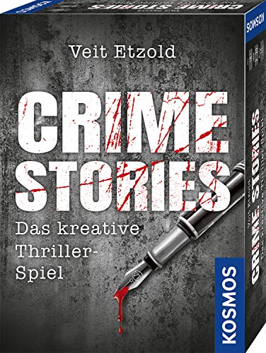 KOSMOS 695224 Veit Etzold - Crime Stories, Das kreative Thriller-Spiel, Krimi Kartenspiel, spannende Rätsel ab 16 Jahre von Kosmos