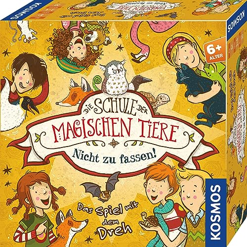 KOSMOS 697679 Die Schule der magischen Tiere Nicht zu fassen! Das Spiel mit dem Dreh. Kinderspiel ab 6 Jahren mit Würfel, Kooperatives Brettspiel, Familienspiel, Gesellschaftsspiel von Kosmos