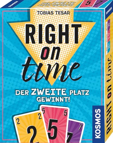 KOSMOS 741860 Right on time, Der ZWEITE Platz gewinnt, Schnelles Kartenspiel für 2-5 Personen ab 10 Jahre KOSMOS 741860 Right on time, Der ZWEITE Platz gewinnt, Schnelles Kartenspiel für 2-5 Personen ab 10 Jahre von KOSMOS