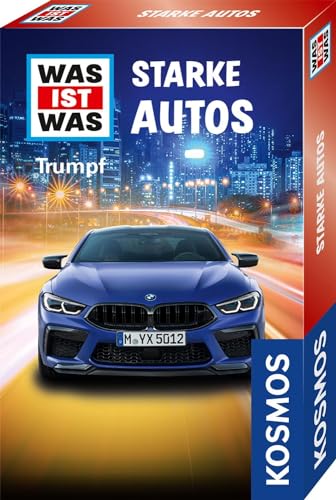 KOSMOS 741884 was IST was Trumpf Starke Autos, Auto Quartett für Kinder ab 8 Jahre, Trump Kartenspiel, Quizspiel perfekt als kleines Geschenk oder Mitgebsel KOSMOS 741884 was IST was Trumpf Starke Autos, Auto Quartett für Kinder ab 8 Jahre, Trump Kartenspiel, Quizspiel perfekt als kleines Geschenk oder Mitgebsel von KOSMOS