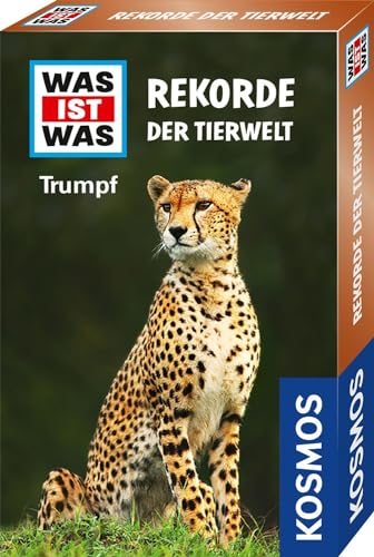 KOSMOS 741914 was IST was Trumpf Rekorde der Tierwelt, Quartett für Kinder ab 8 Jahren, Trumpf Kartenspiel, Quizspiel perfekt als kleines Geschenk oder Mitgebsel KOSMOS 741914 was IST was Trumpf Rekorde der Tierwelt, Quartett für Kinder ab 8 Jahren, Trumpf Kartenspiel, Quizspiel perfekt als kleines Geschenk oder Mitgebsel von KOSMOS
