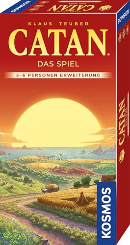 KOSMOS 685058 Catan - Das Spiel Ergänzung für 5-6 Personen, Gesellschaftsspiel ab 10 Jahre für 2-6 Personen, Brettspiel aus der Welt von Siedler von Catan von KOSMOS
