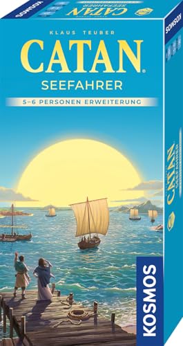 KOSMOS 685126 Catan - Seefahrer Ergänzung für 5-6 Personen, Ergänzung zur Catan Erweiterung Seefahrer, Brettspiel ab 10 Jahre für 2-6 Personen, Siedler von Catan von KOSMOS