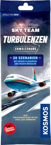 Kosmos 684976 Sky Team Erweiterung: Turbulenzen, 20 Szenarien mit neuen Flughäfen und neuem Modulen für das Spiel des Jahres 2024, Spiel für 2 Personen Kosmos 684976 Sky Team Erweiterung: Turbulenzen, 20 Szenarien mit neuen Flughäfen und neuem Modulen für das Spiel des Jahres 2024, Spiel für 2 Personen von KOSMOS