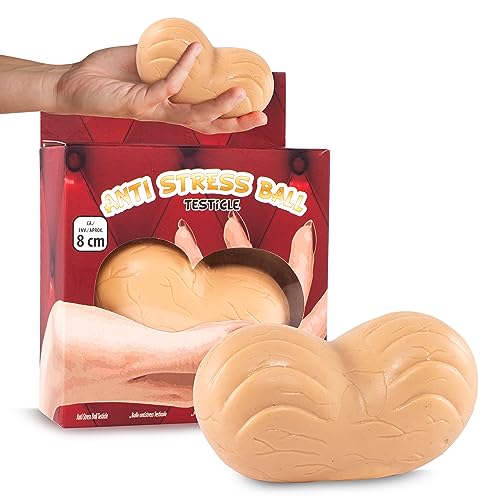 Anti Stress Hoden EIN Scherzartikel für Erwachsene Realistische Hoden zum kneten – lustige Geschenke für Frauen Anti Stress Ball für Erwachsene JGA Frauen Squeeze Toys von KOSxBO
