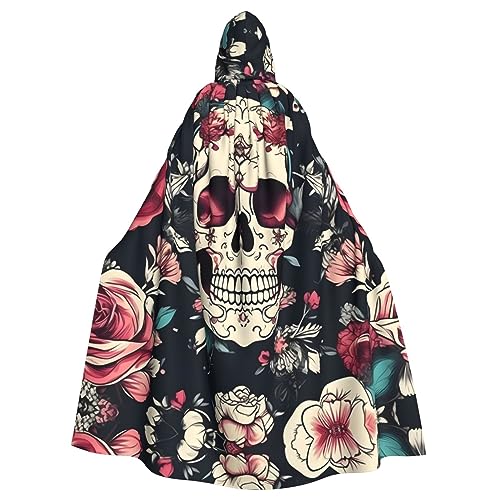 KOUUIP Erwachsenenkostüm mit Kapuze, Totenkopf, für Halloween, Weihnachten, Party KOUUIP Erwachsenenkostüm mit Kapuze, Totenkopf, für Halloween, Weihnachten, Party von KOUUIP