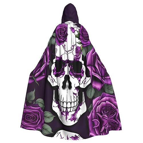KOUUIP Hexenumhang für Erwachsene, mit Skelett-Druck, für Halloween, Weihnachten, Partyzubehör KOUUIP Hexenumhang für Erwachsene, mit Skelett-Druck, für Halloween, Weihnachten, Partyzubehör von KOUUIP