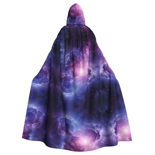 KOUUIP Hexenumhang für Erwachsene, violetter Himmel-Druck, für Halloween, Weihnachten KOUUIP Hexenumhang für Erwachsene, violetter Himmel-Druck, für Halloween, Weihnachten von KOUUIP