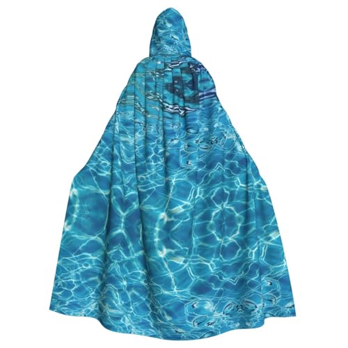 KOUUIP Kapuzenumhang für Erwachsene, Wasserdruck, Halloween, Weihnachten, Hexenkostüm, Partyzubehör KOUUIP Kapuzenumhang für Erwachsene, Wasserdruck, Halloween, Weihnachten, Hexenkostüm, Partyzubehör von KOUUIP