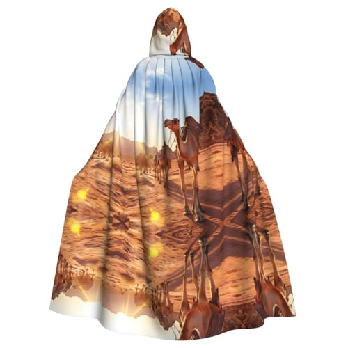 KOUUIP Kapuzenumhang für Erwachsene, ägyptische Kamele, Hexenumhang, Halloween, Weihnachtsfeier KOUUIP Kapuzenumhang für Erwachsene, ägyptische Kamele, Hexenumhang, Halloween, Weihnachtsfeier von KOUUIP