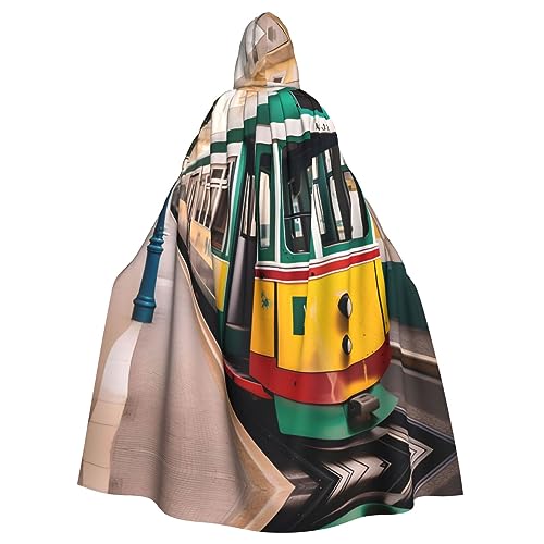KOUUIP Lisbon Kapuzenumhang für Erwachsene, Straßenbahn, Hexenumhang, Halloween, Weihnachten KOUUIP Lisbon Kapuzenumhang für Erwachsene, Straßenbahn, Hexenumhang, Halloween, Weihnachten von KOUUIP