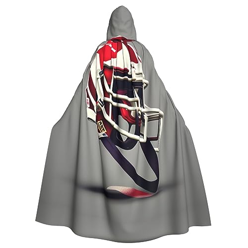 KOUUIP Umhang mit Kapuze für Erwachsene, Motiv: American Football, Hexenumhang, Halloween, Weihnachten, Party-Kostüm KOUUIP Umhang mit Kapuze für Erwachsene, Motiv: American Football, Hexenumhang, Halloween, Weihnachten, Party-Kostüm von KOUUIP