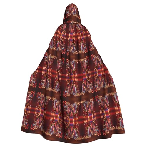 KOUUIP W Print Hexenumhang für Erwachsene, mit Kapuze, Halloween, Weihnachten KOUUIP W Print Hexenumhang für Erwachsene, mit Kapuze, Halloween, Weihnachten von KOUUIP