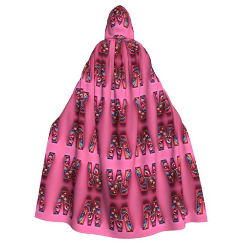 KOUUIP W Print Hexenumhang für Erwachsene, mit Kapuze, Halloween, Weihnachten KOUUIP W Print Hexenumhang für Erwachsene, mit Kapuze, Halloween, Weihnachten von KOUUIP
