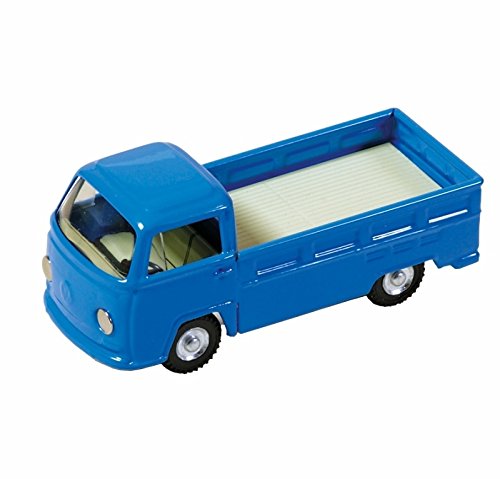VW Bulli Pritschenwagen blau Blech Kovap 1:43 Blechauto Blechspielzeug 623780 von KOVAP