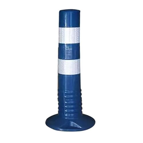 KPBRBYPBY Absperrpfosten for Einfahrten – 18 und 30 Zoll große reflektierende Verkehrskegel for Parkplätze, Baustellen und Straßen(Blue,1 Pack/17.7 in H) von KPBRBYPBY