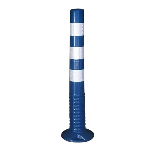 KPBRBYPBY Absperrpfosten for Einfahrten – 18 und 30 Zoll große reflektierende Verkehrskegel for Parkplätze, Baustellen und Straßen(Blue,1 Pack/30 in H) von KPBRBYPBY