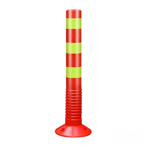 KPBRBYPBY Absperrpfosten for Einfahrten – 18 und 30 Zoll große reflektierende Verkehrskegel for Parkplätze, Baustellen und Straßen(Red,1 Pack/30 in H) von KPBRBYPBY