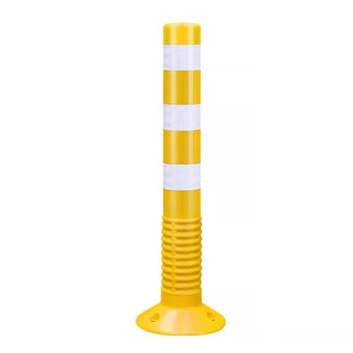 KPBRBYPBY Absperrpfosten for Einfahrten – 18 und 30 Zoll große reflektierende Verkehrskegel for Parkplätze, Baustellen und Straßen(Yellow,1 Pack/30 in H) von KPBRBYPBY