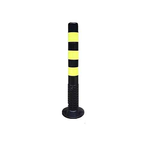 KPBRBYPBY Gut sichtbare Parkpoller – langlebiger Parkplatz-Absperrpfosten aus PU-Kunststoff for Einfahrten und Wohngebiete(Black,45cm) von KPBRBYPBY