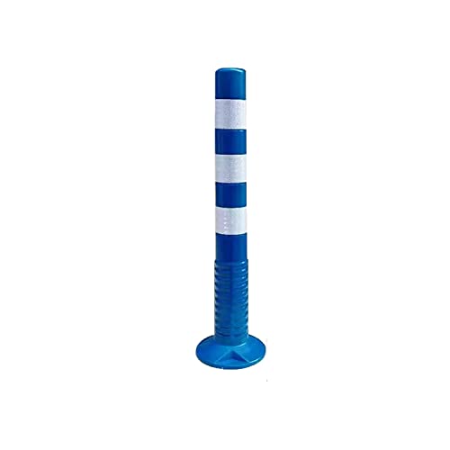 KPBRBYPBY Gut sichtbare Parkpoller – langlebiger Parkplatz-Absperrpfosten aus PU-Kunststoff for Einfahrten und Wohngebiete(Blue and White,75cm) von KPBRBYPBY