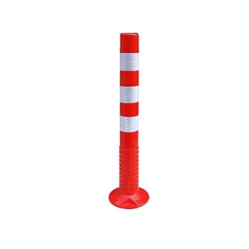 KPBRBYPBY Gut sichtbare Parkpoller – langlebiger Parkplatz-Absperrpfosten aus PU-Kunststoff for Einfahrten und Wohngebiete(Red and White,75cm) von KPBRBYPBY
