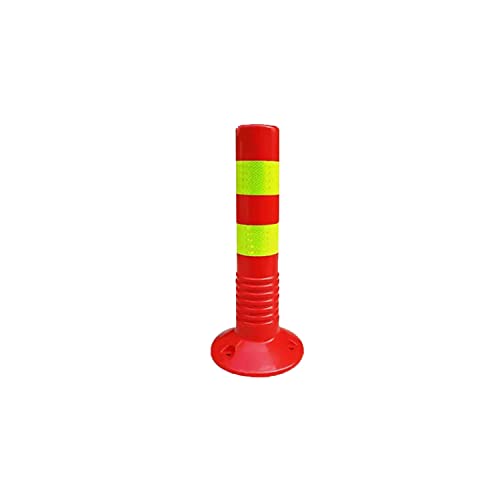 KPBRBYPBY Gut sichtbare Parkpoller – langlebiger Parkplatz-Absperrpfosten aus PU-Kunststoff for Einfahrten und Wohngebiete(Red and Yellow,45cm) von KPBRBYPBY