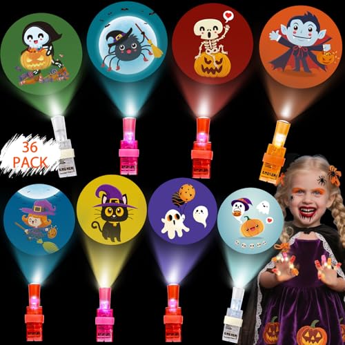 KPHNGB 36 Stück oder 100 Stück Halloween (36 Stück Fingerlicht) von KPHNGB
