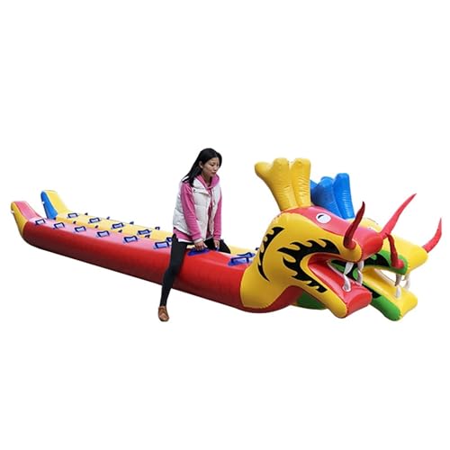 KPHYMOD Spiele für Draussen 2 Stück Field Day Teamwork-Spiele, Aufblasbares Spielzeug Für Mehrere Spieler Auf Dem Rasen, Karnevalsparty-Karnevalssportspiel Im Freien, Mit Aufblaspumpe(7 Seats/L-4.5M) von KPHYMOD